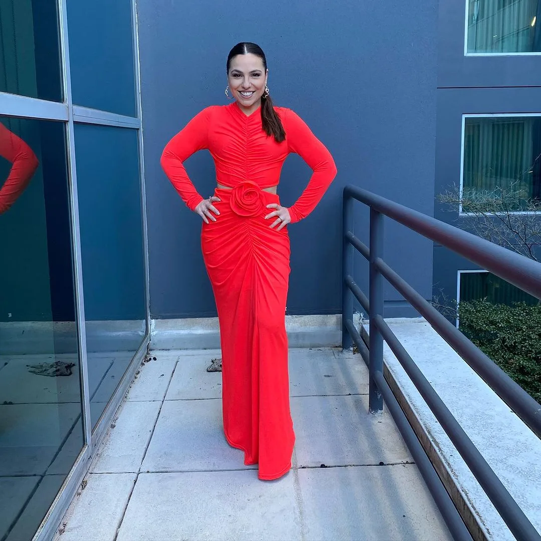 Australian radio and television presenter Mel Tracina.