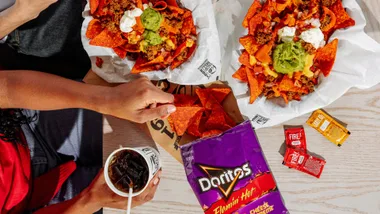 doritos flamin hot nachos