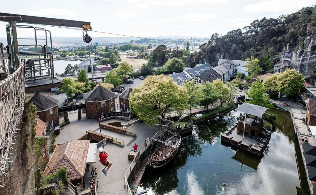 zipline penny royal adventures launceston