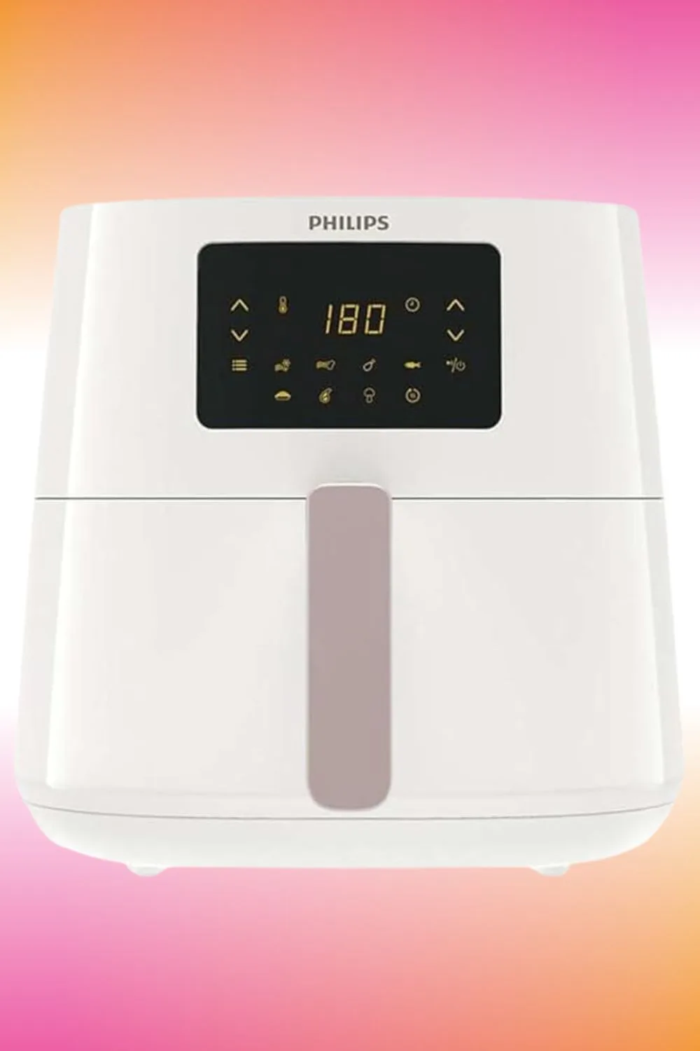 Philips Essential Air Fryer with Rapid Air Technology, 1.2Kg, 6.2L, 2000 Watt, 5 portions, White