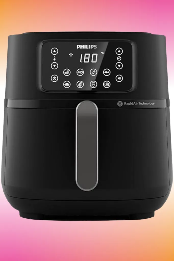 Philips 5000 Series Air Fryer XXL, 7.2L (1.4Kg), 16-in-1 Air Fryer, Wifi connected, 90% Less fat with Rapid Air Technology