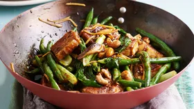 Tofu and Bean Stir-Fry