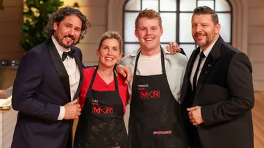 My Kitchen Rules Colin Fassnidge Caz Fergus Manu Feildel