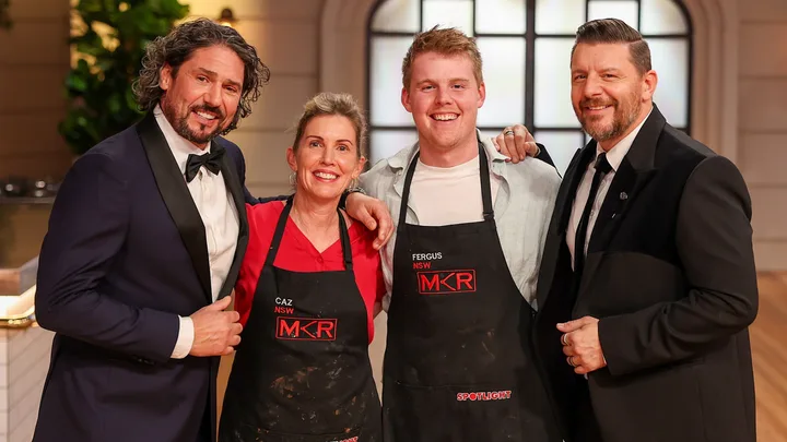 Caz and Fergus are ready for MKR’s grand finale