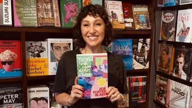 Zoe Foster Blake with her book Things Will Calm Down Soon.