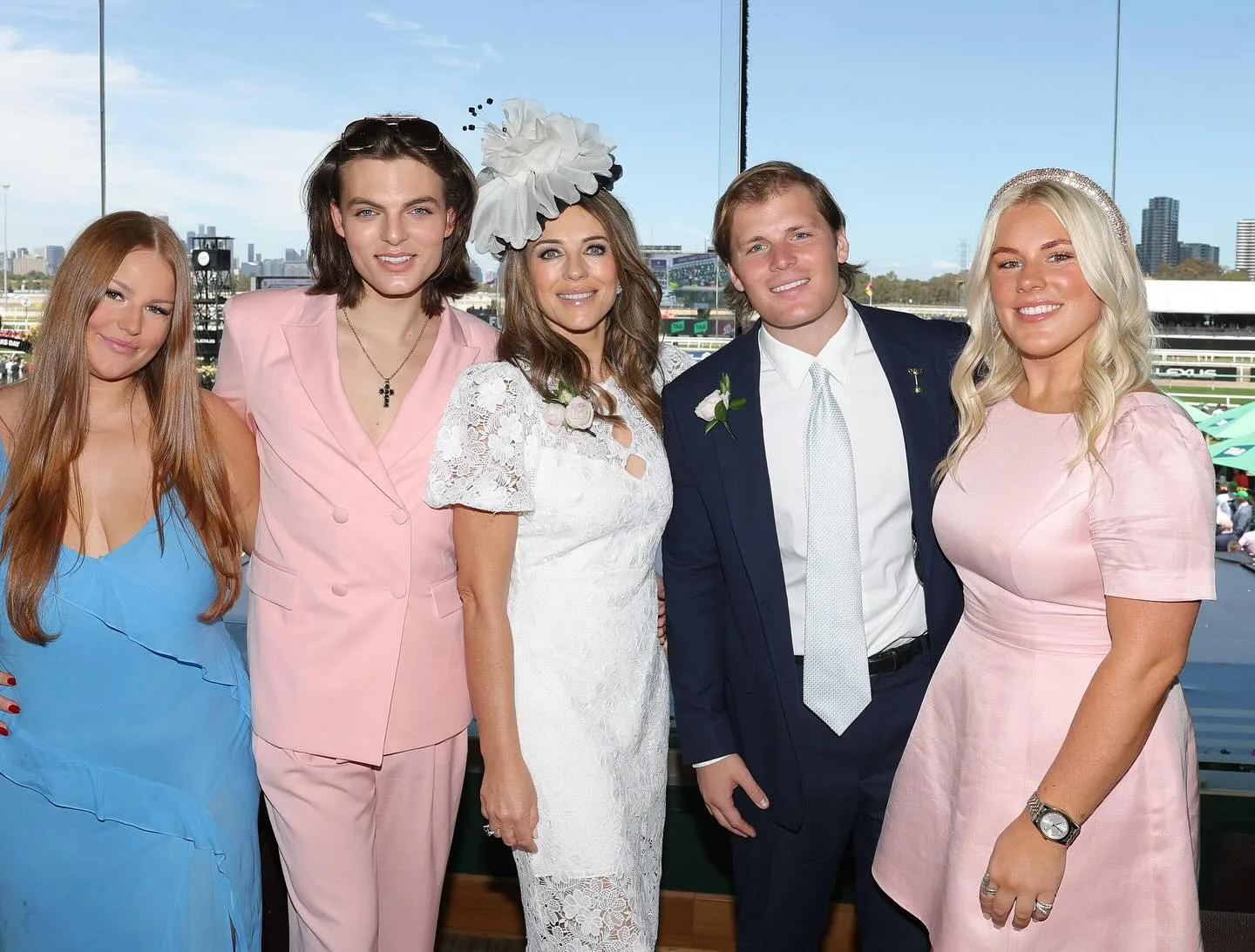 shane warne kids liz hurley