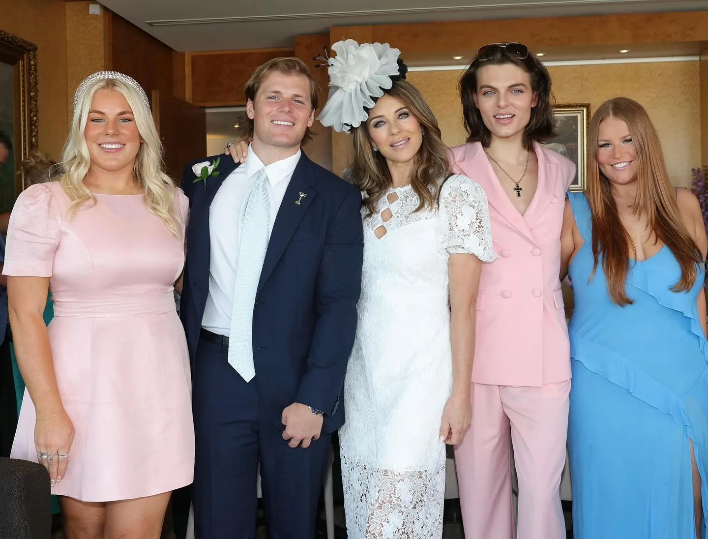 shane warne kids liz hurley