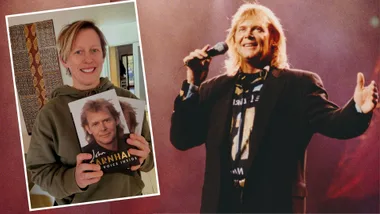 John Farnham and memoir author Poppy Stockwell