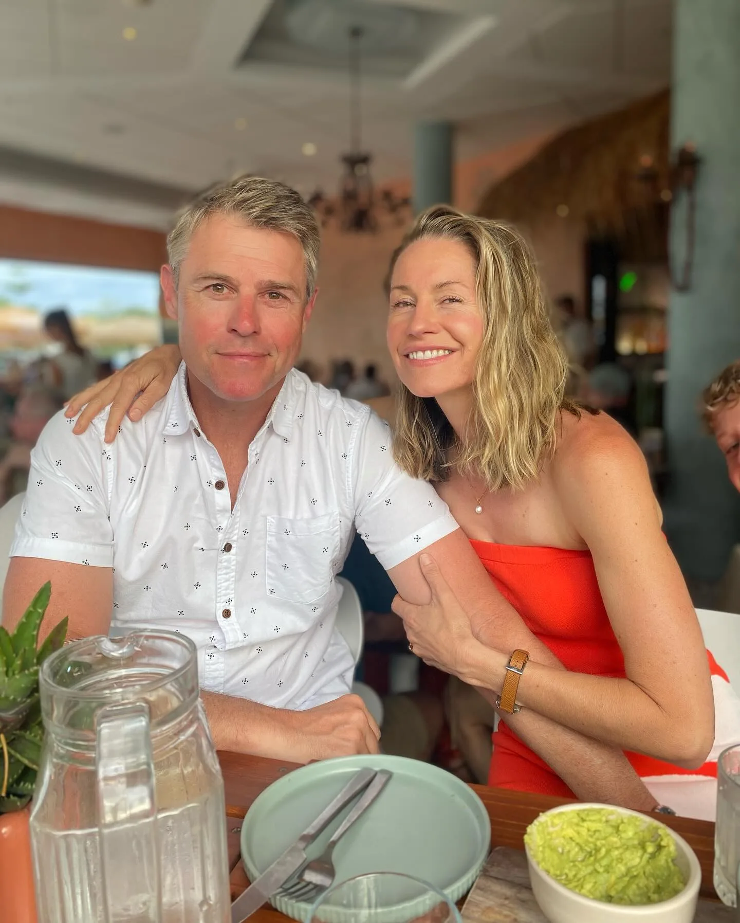 Rodger Corser with his wife Renae