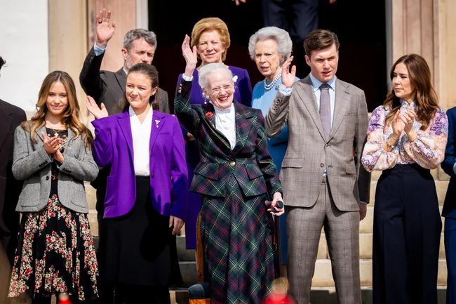 Danish Royal Family Queen Margrethe II 85th birthday