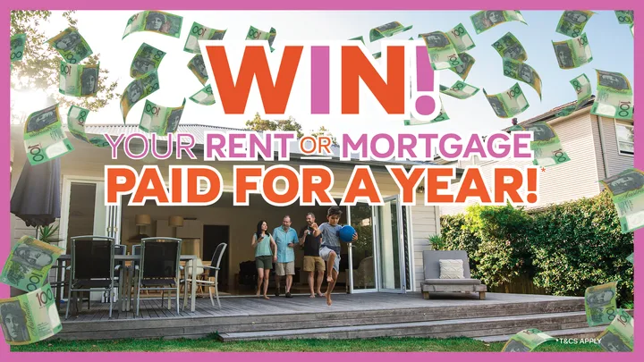 WIN! Your rent or mortgage paid for a year