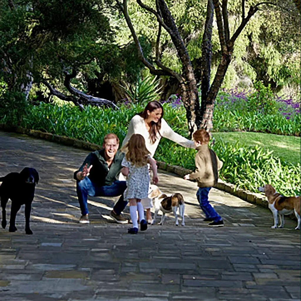 harry meghan and their two children
