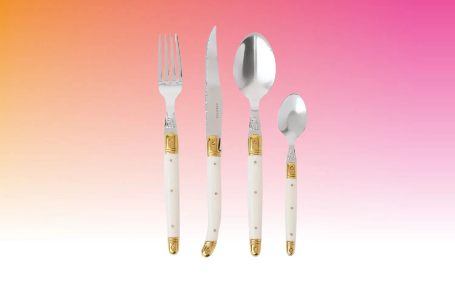 Laguiole Sophistique 24pc Cutlery Set in Ivory
