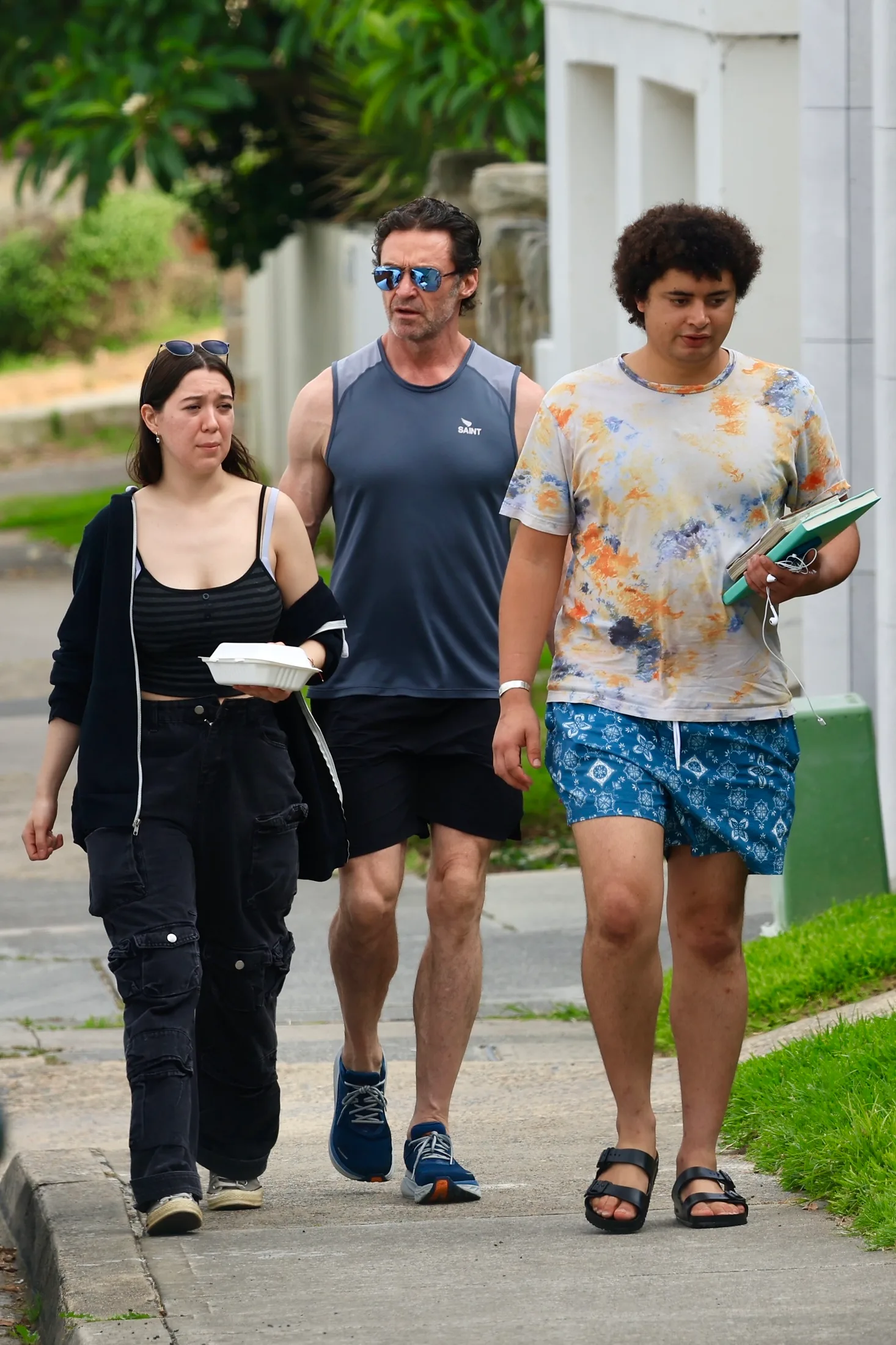 Hugh Jackman and kids Oscar and Ava
