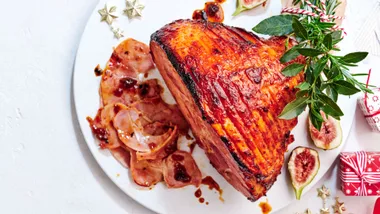 This Fig-Glazed Ham is the ultimate main meal