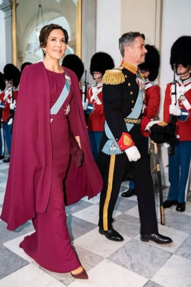 Princess now Queen mary and Prince and now king Frederik New year's Eve 2019/2020