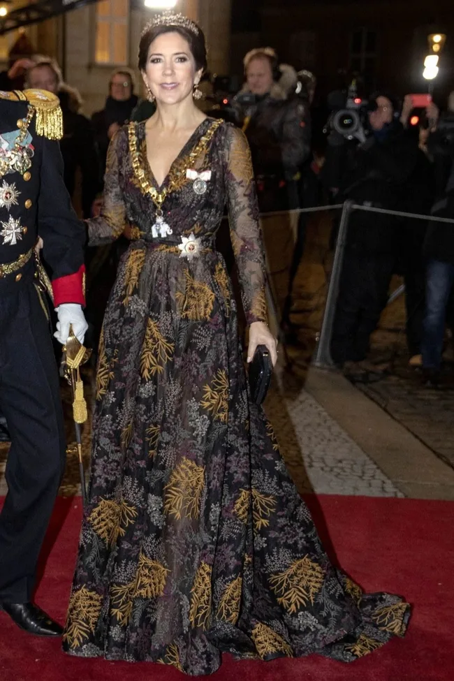 Princess now Queen Mary New Year's Eve 2018/2019