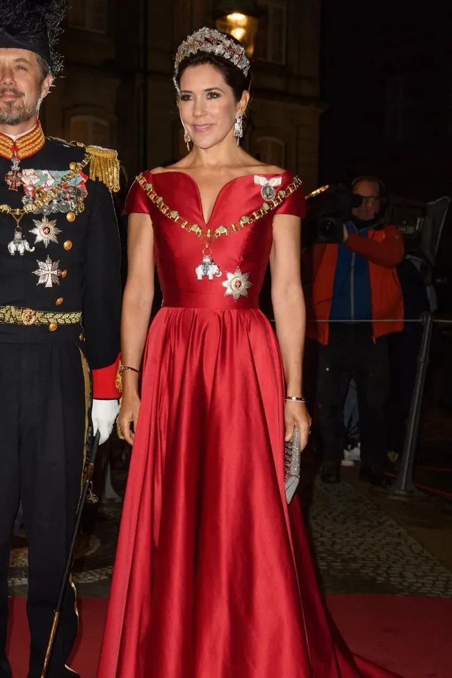 Princess now Queen Mary New Year's Eve 2017/2018