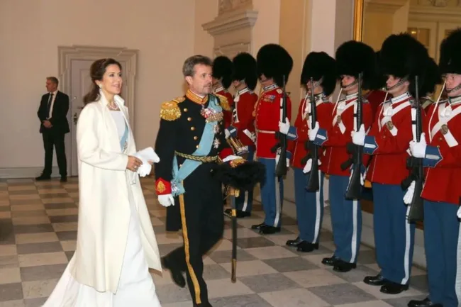 Princess now Queen Mary and then Prince and now King Frederik New Hear's Eve 2019/2020