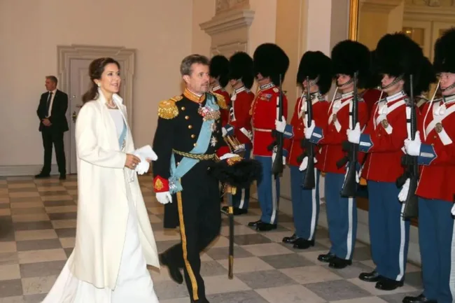 Princess now Queen Mary and then Prince and now King Frederik New Hear's Eve 2019/2020