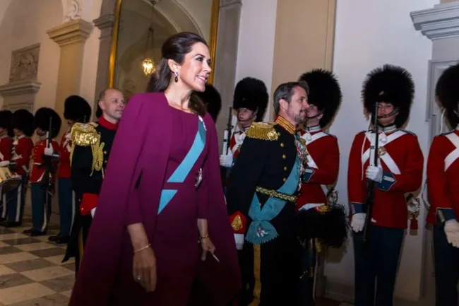 Princess now Queen mary New Year's Eve 2017/2018