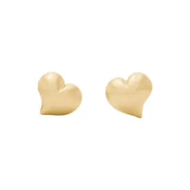 kate spade gold heart studs 