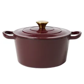 big w iron pot plum 