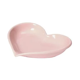 big w pink heart shaped bowl 