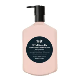 leif wild rosella body lotion 