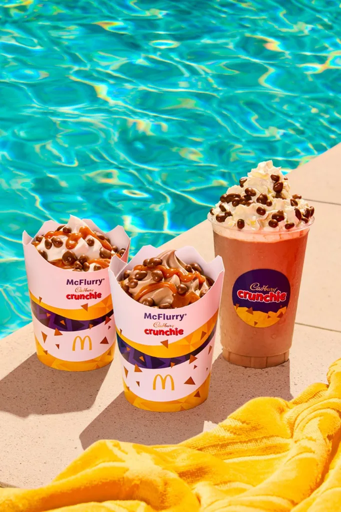 cadbury mcdonalds drinks