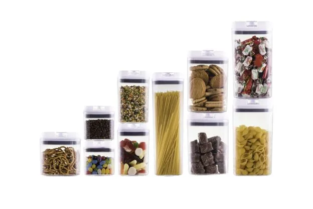10 Piece Flip Top Pantry Storage Container Set