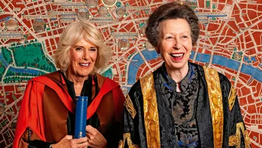 Queen Camilla and Princess Anne together