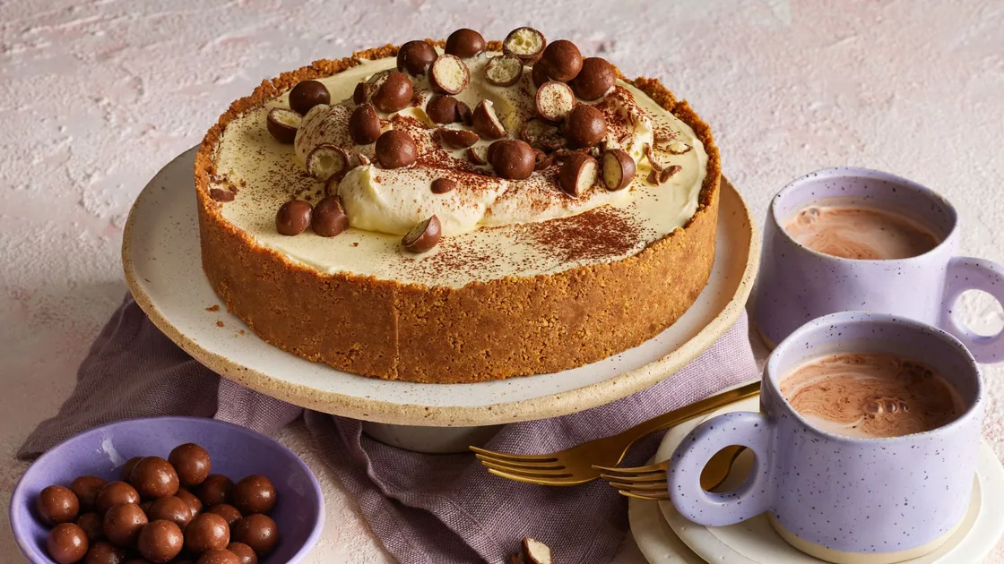 This Malteser White Choc Cheesecake recipe is the ultimate dessert | New Idea