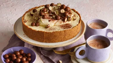 This Malteser White Choc Cheesecake recipe is the ultimate dessert