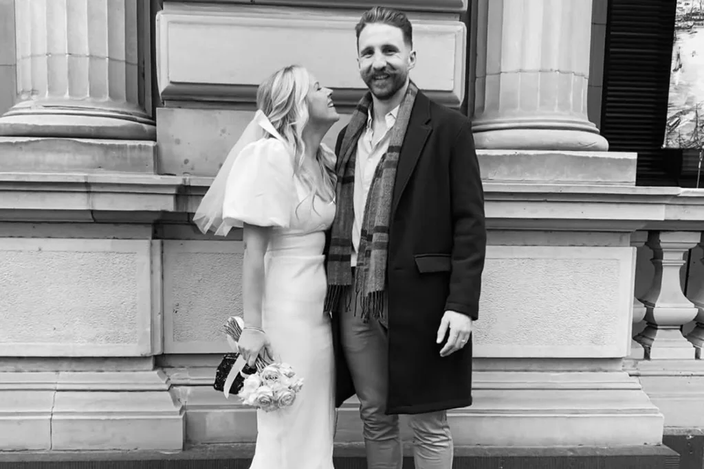 Rebecca and Zach Tuohy marry in Melbourne in 2022