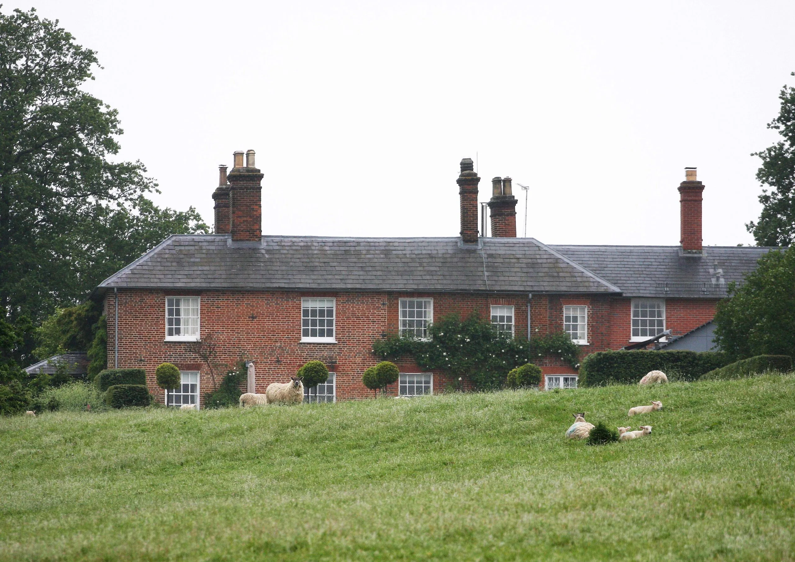 Mike and Carole Middleton's home Bucklebury Manor