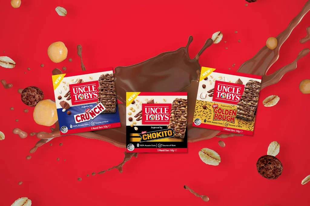 packs of uncle tobys muesli bars
