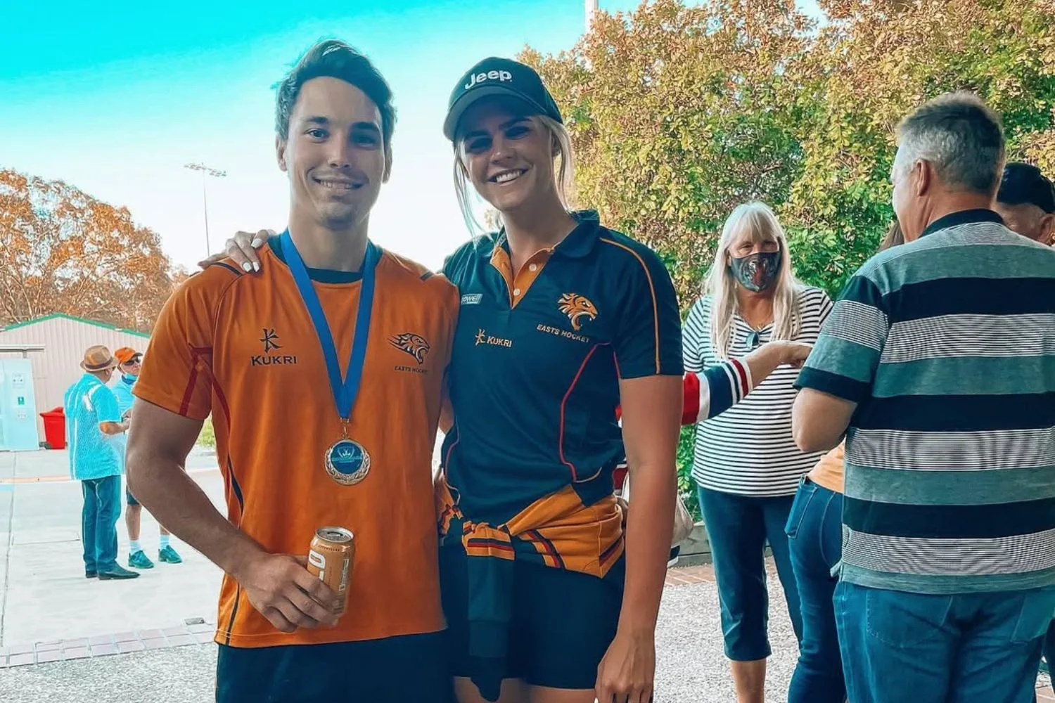 Shayna Jack and partner Jack Rintala in 2021.