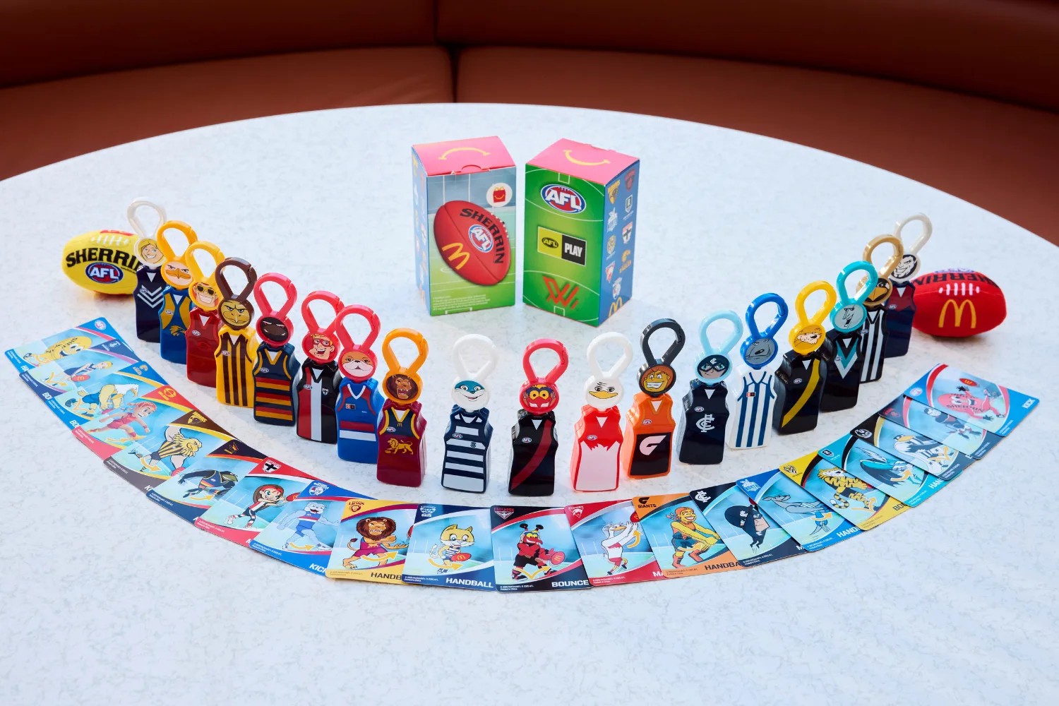 McDonald's AFL Happy Meal range 