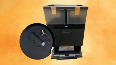 This smart little robot vacuum hunts down stains and takes care of itself