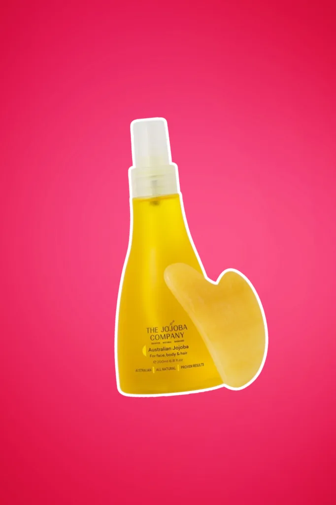 Jojoba and gua sha spa kit