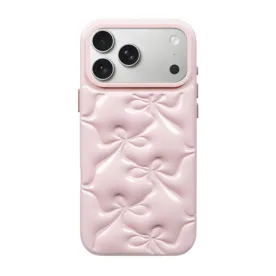 casetify pink bow pillow case phone case