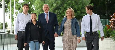 How Peter Dutton’s wife and three children keep him grounded