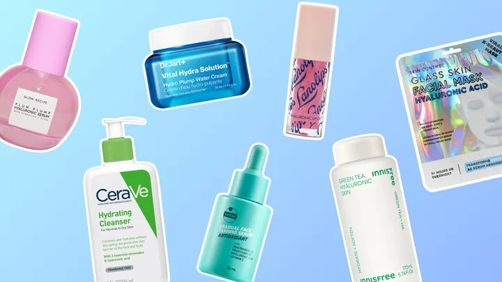 hyaluronic acid skincare and beauty products