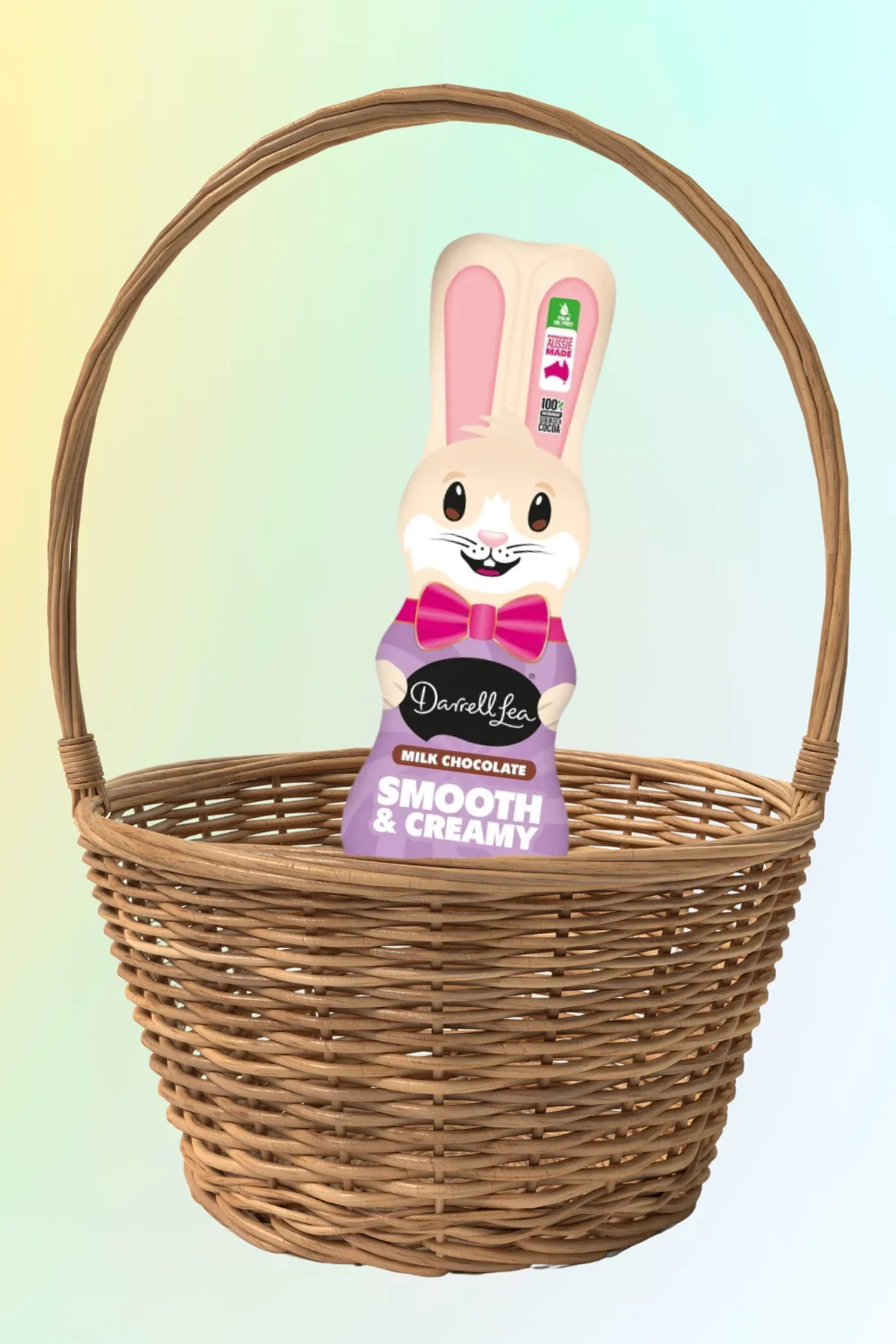 Darrell Lea milk chocolate bunny.