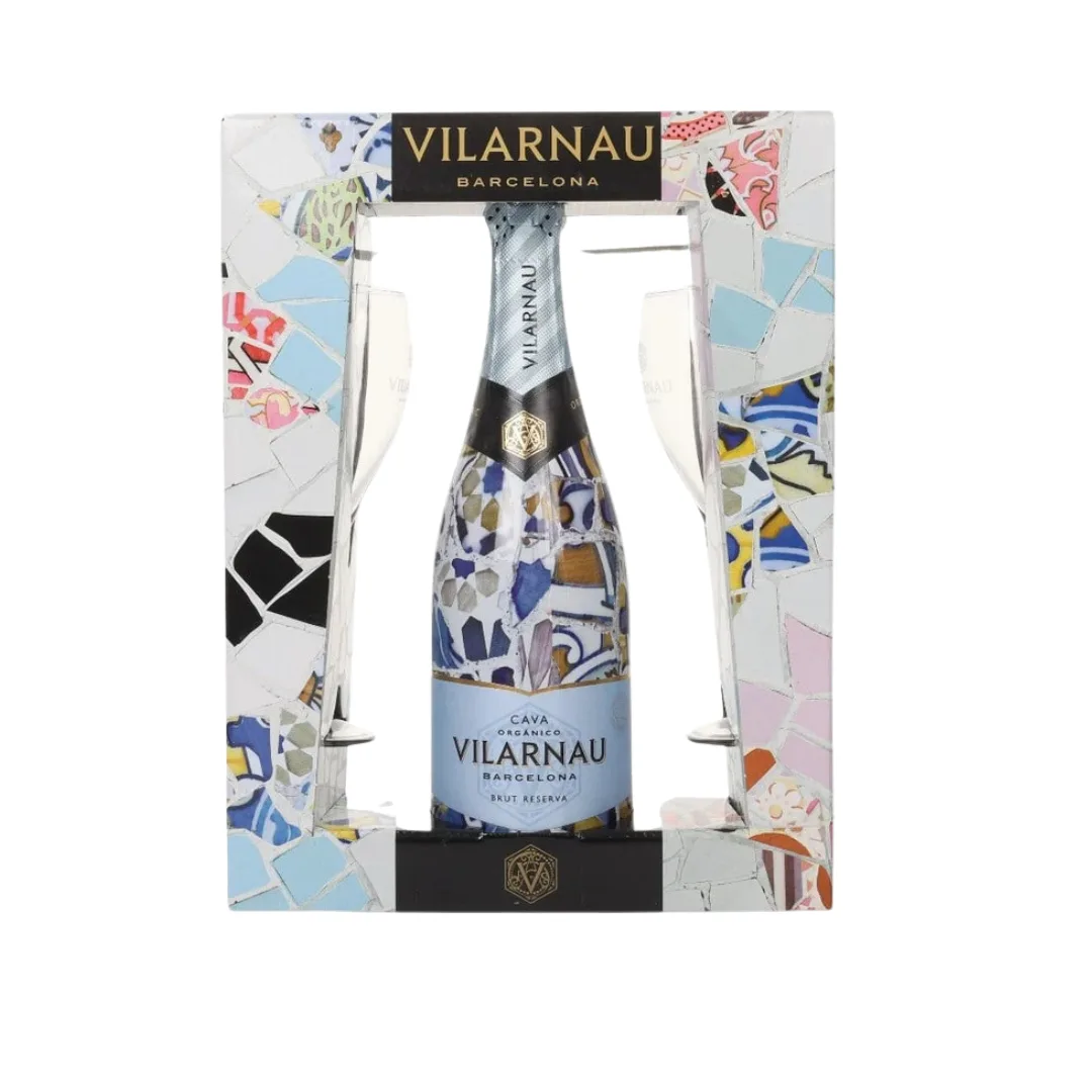 Vilarnau Organic Cava Brut Gift Set