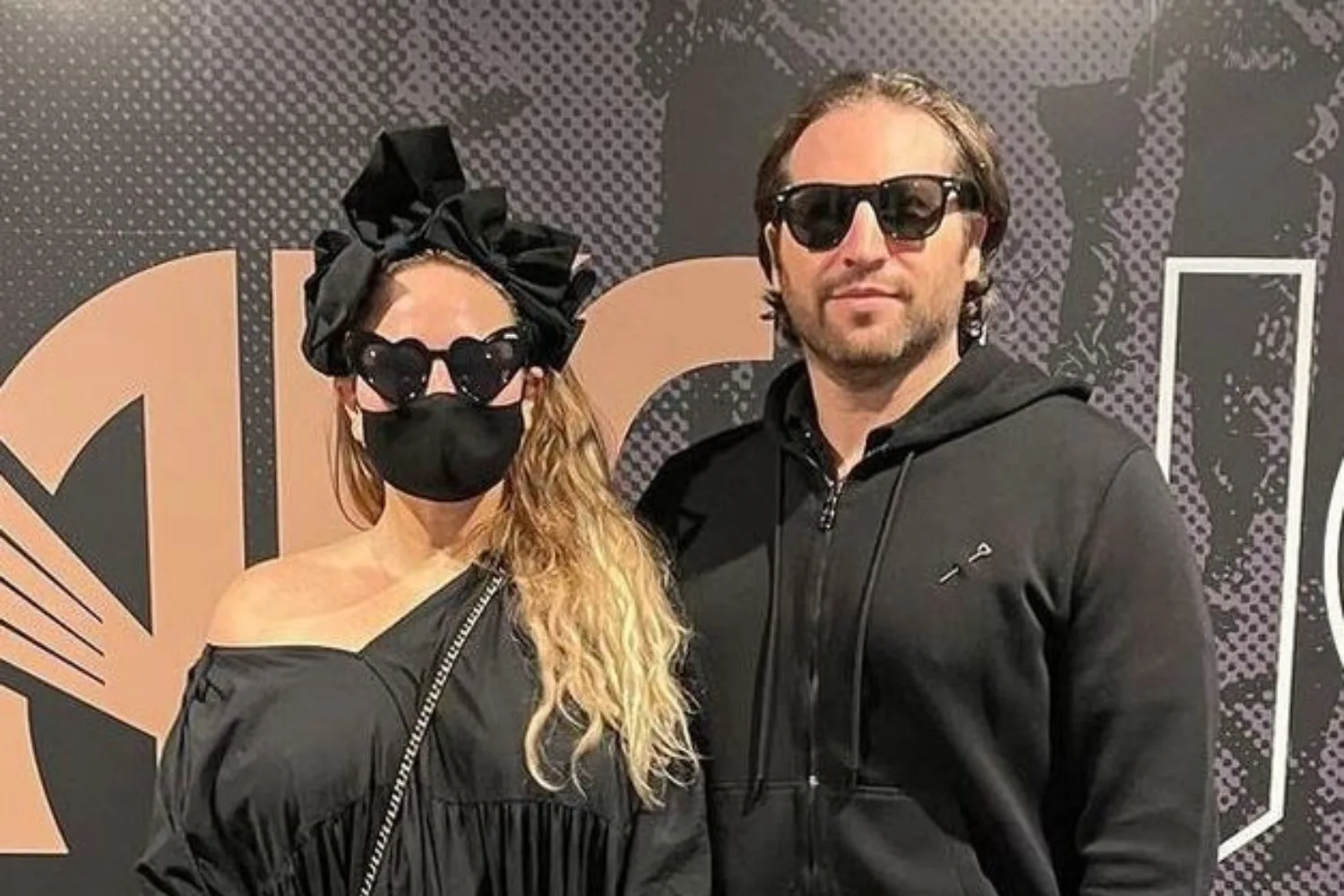 Sia with ex-husband Dan Bernard