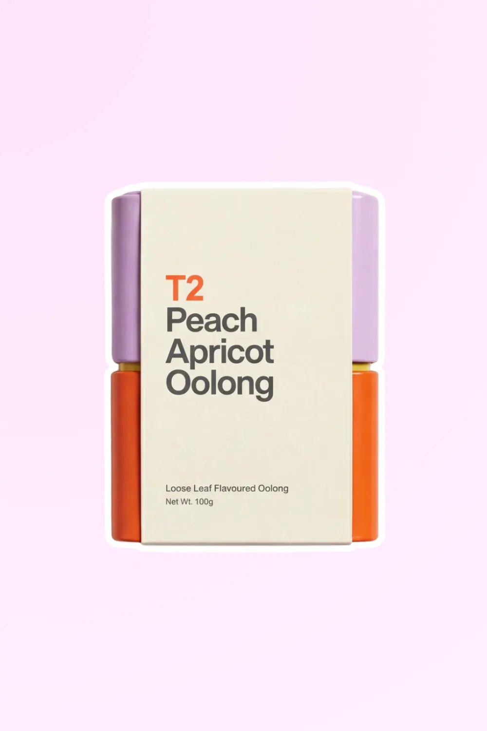 T2 tea Peach Apricot Oolong Loose Leaf Tin 