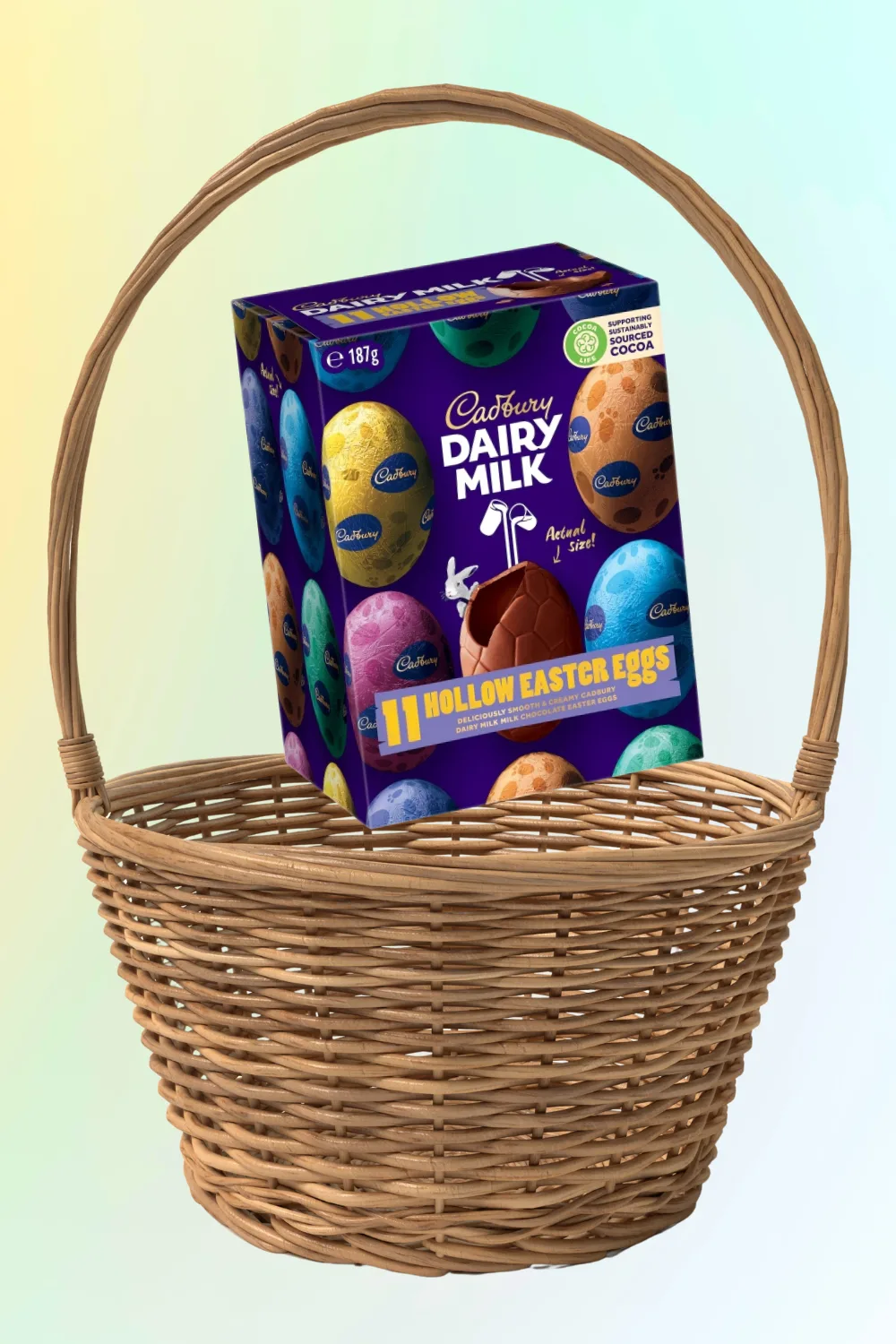 Cadbury hollow Easter eggs.