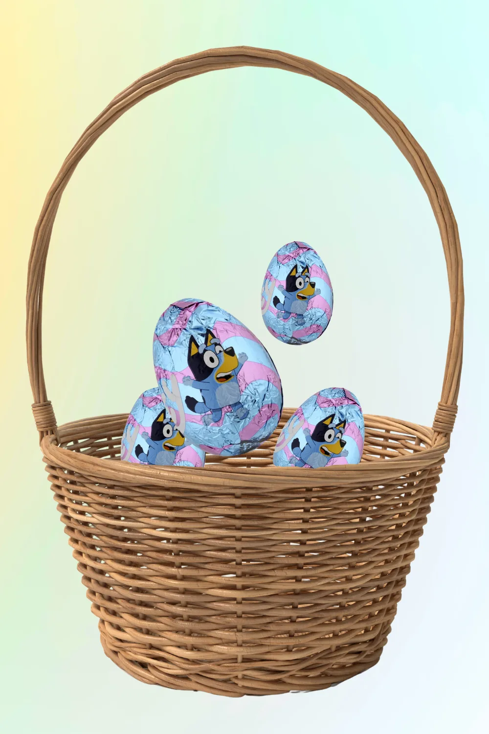 Bluey Easter eggs.